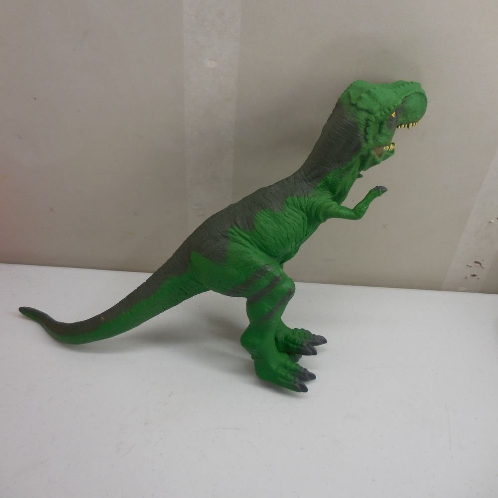 Tyrannosaurus Rex T-Rex Dinosaur Figure Green Grey 2011 Prehistoric Toy 2112A